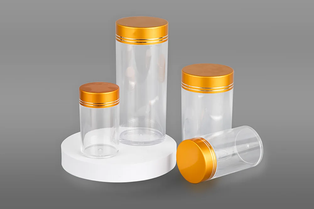 Acrylic Health Supplement Bottles