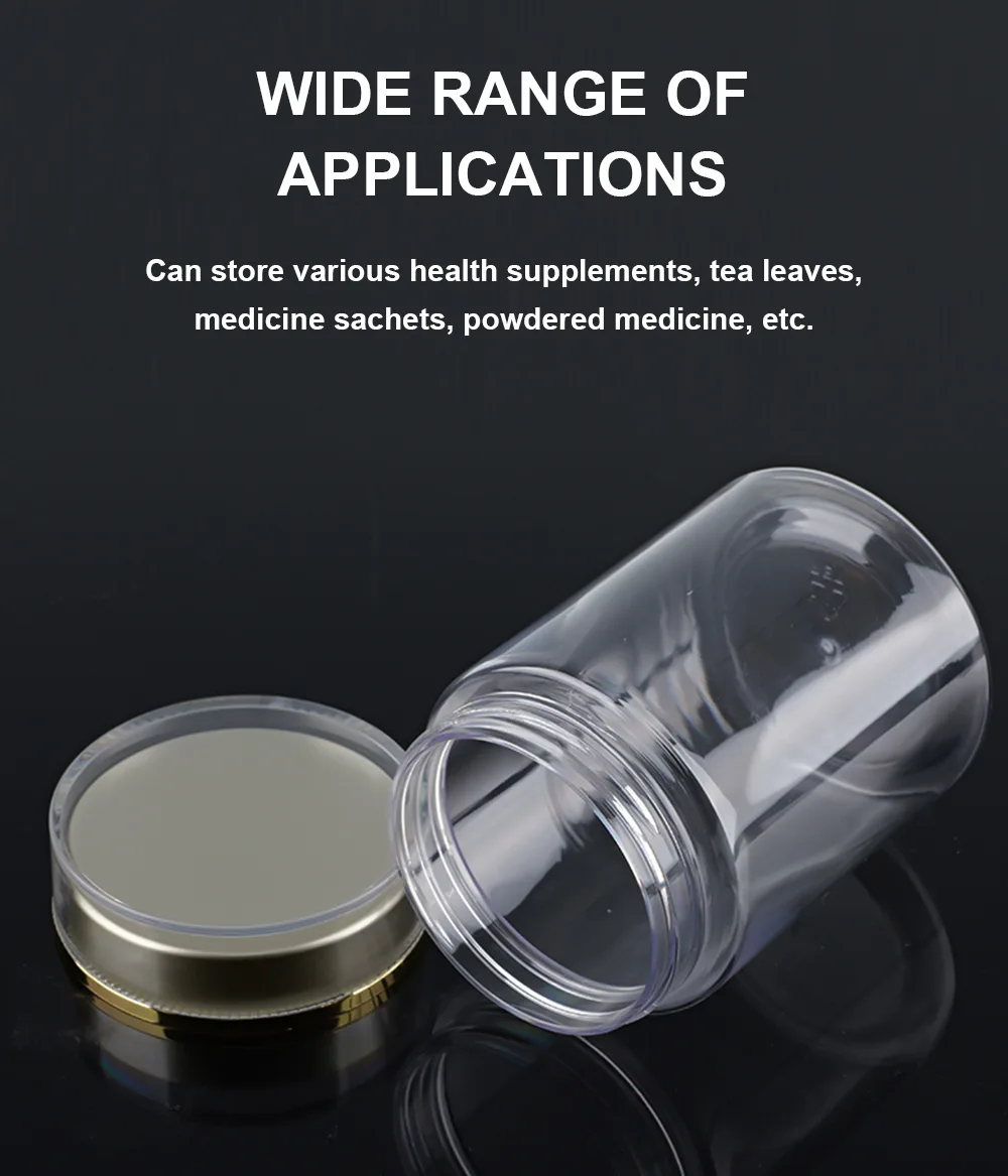 PET Gummy Vitamin Tablets Bottle