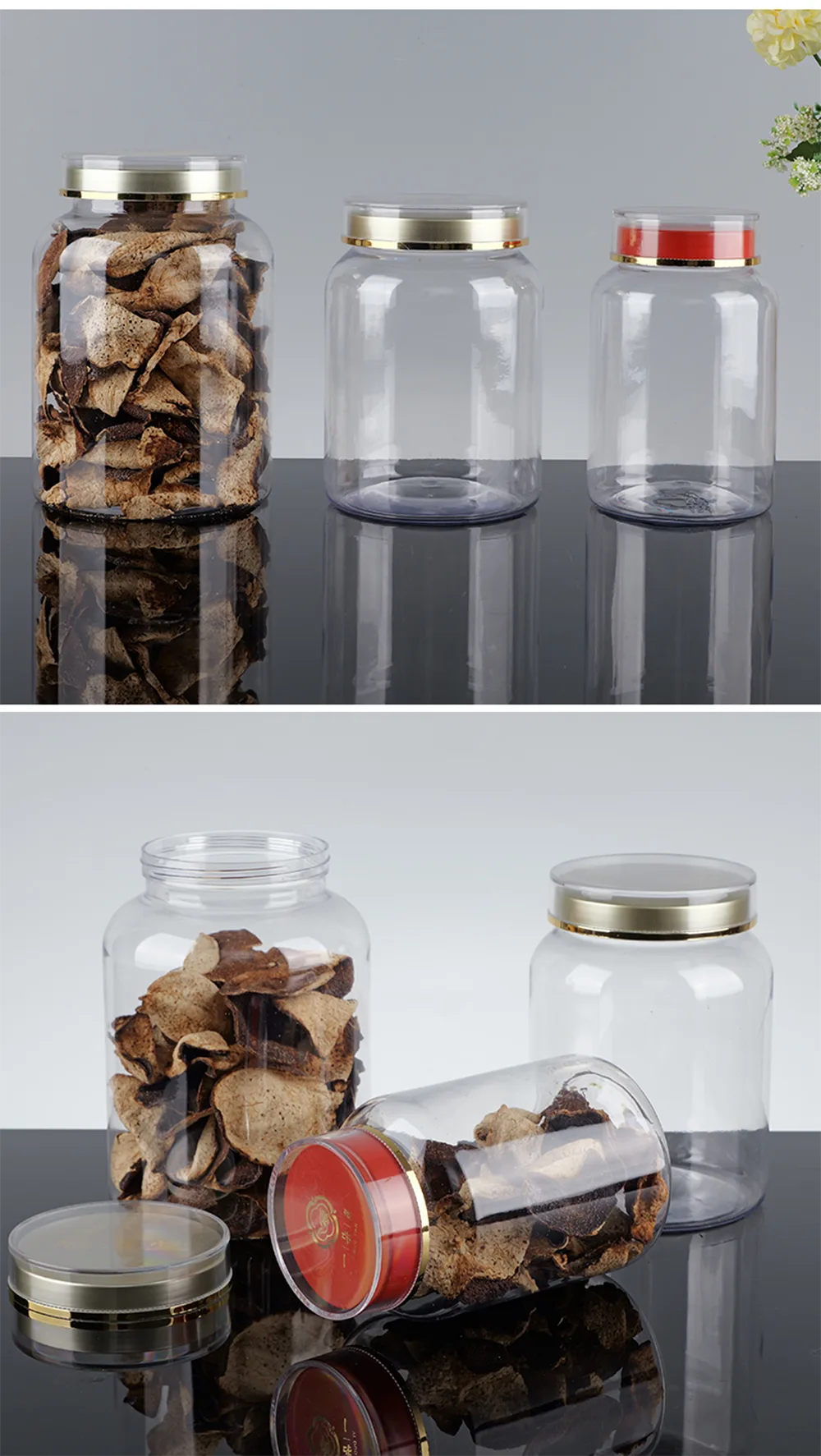 PET Health Supplement Bottles For Pills